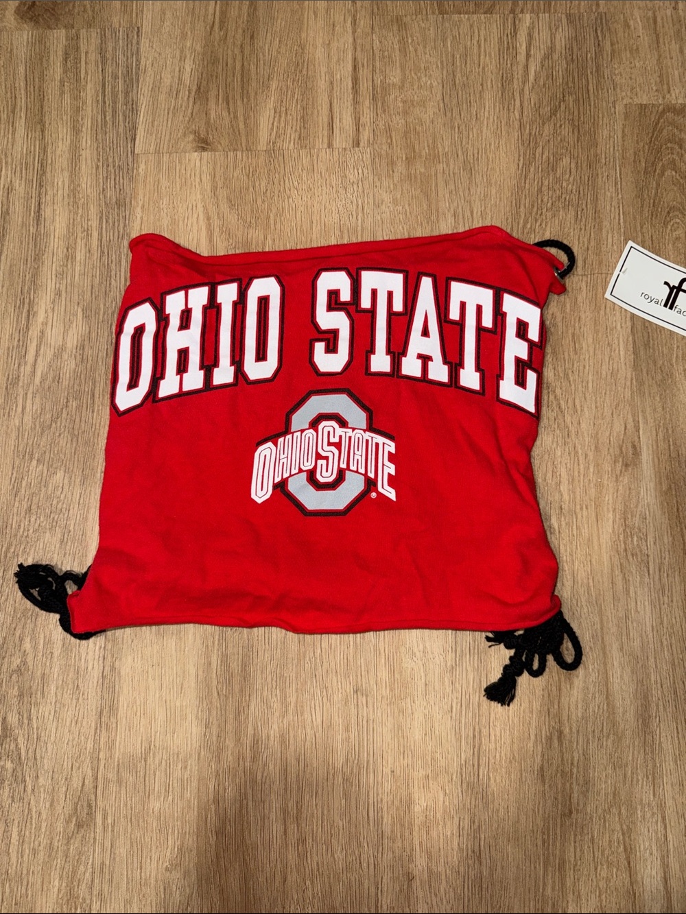 Ohio State Drawstring Tube Top